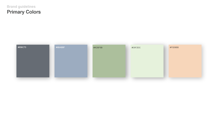 Project color palette